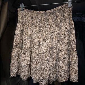 URBAN Romantics Leopard Print Mini Skirt